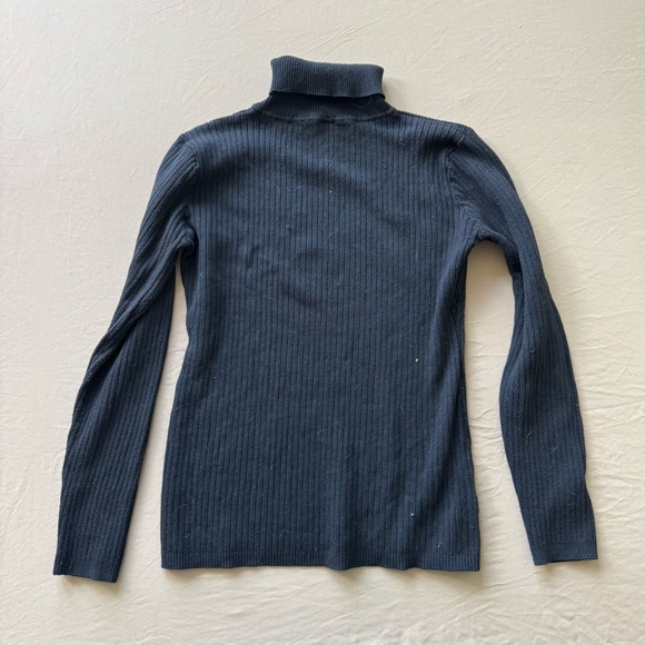 Real Clothing Rib Knit Turtleneck Sweater - Picture 3 of 6